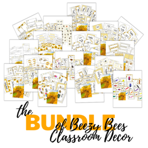 Beezy Bees Classroom Decor Bundle