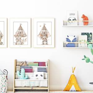 Boho Tribal Animals Trio