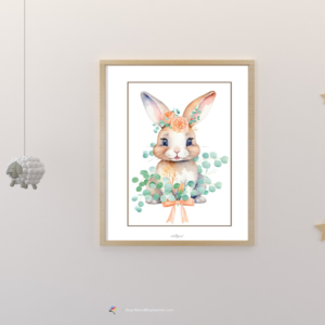 Bunny with Eucalyptus