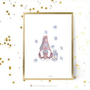 Girl Gnome with Lantern