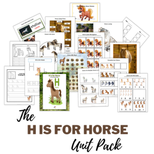 H is for Horse Unit Pack