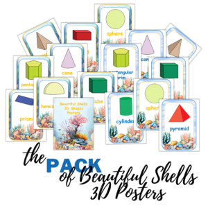 Beautiful Shells 3D Posters Pack