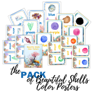 Beautiful Shells Color Posters Pack