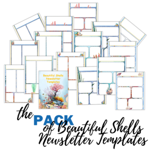 Beautiful Shells Newsletter Templates Pack