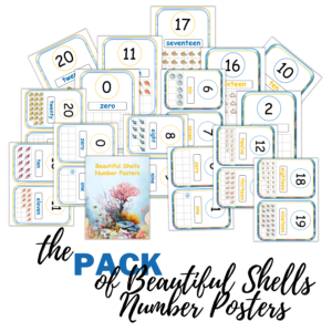 Beautiful Shells Number Posters Pack