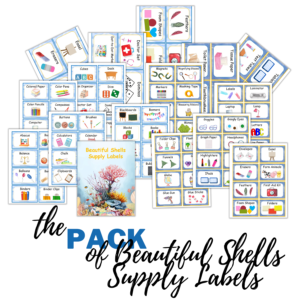 Beautiful Shells Supply Labels Pack