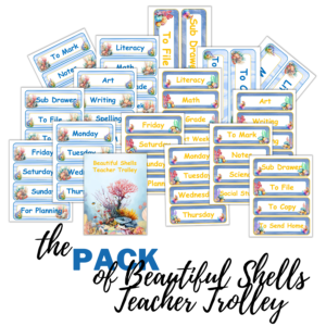 Beautiful Shells Teacher Trolley Pack