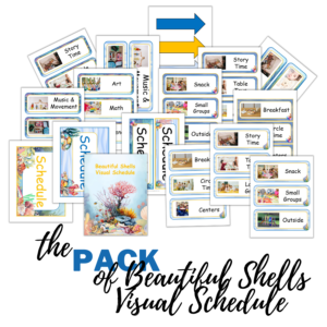 Beautiful Shells Visual Schedule Pack