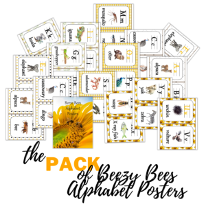 Beezy Bees Alphabet Posters Pack