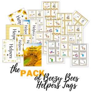 Beezy Bees Helpers Tags Pack