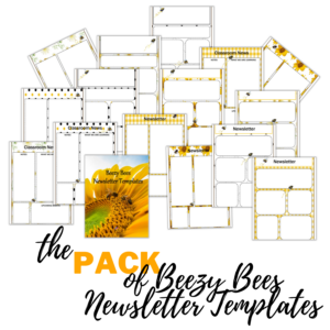Beezy Bees Newsletter Templates Pack