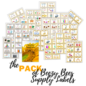 Beezy Bees Supply Labels Pack