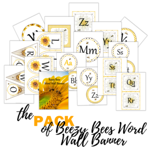 Beezy Bees Word Wall Banner