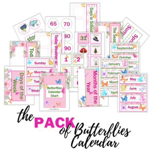 Butterflies Calendar Pack
