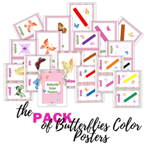Butterflies Color Posters Pack