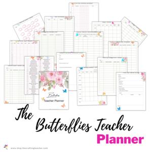 Butterflies Teacher Planner