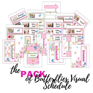 Butterflies Visual Schedule Pack