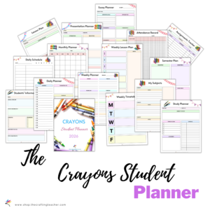 Crayons Student Planner