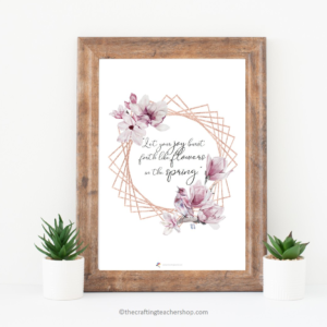 Let Your Joy Burst Forth