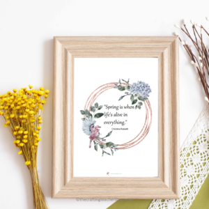 Spring is when Life is Alive