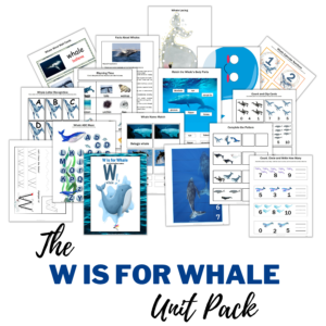W is for Whale Unit Pack