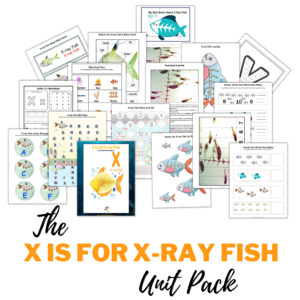 X is for X-ray Fish Unit Pack