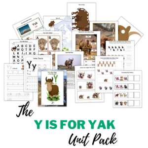 Y is for Yak Unit Pack