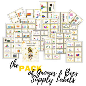 Gnomes & Bees Supply Labels