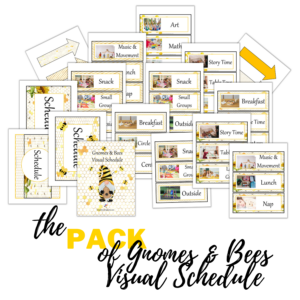 Gnomes & Bees Visual Schedule
