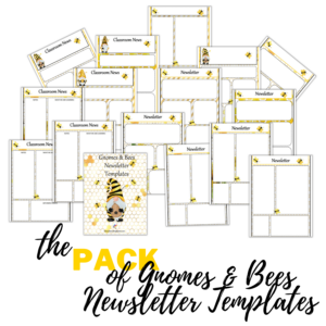 Gnomes & Bees Newsletter Templates