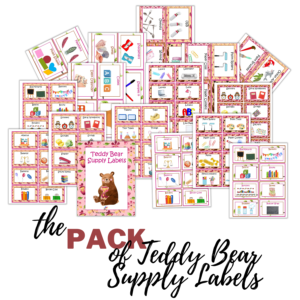 Teddy Bear Supply Labels